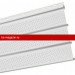 Софит Mitten (Миттен) O.P. Select Triple 4 комбинированный (Frost) /1 шт/