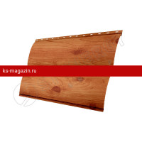 Сайдинг металлический гофр Stynergy (Стинержи) Блок-хаус 365х335мм SteelArt Золотой орех 3D 0,45 / 1шт. /