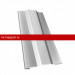 Защелка для кронштейна трубы, 90/100 мм Grand Line (Гранд Лайн) Optima (RAL 9003) /1 шт/