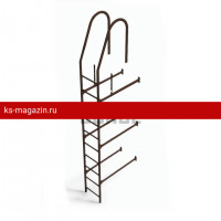 Комплект лестница фасадная Borge (верхняя секция) 2,7 м, (RR32)