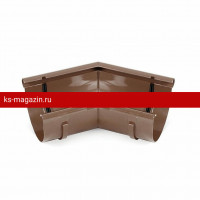 Угловой элемент произвольный внешний 150/110 BRYZA (Бриза) (Коричневый) /1 шт/ (под заказ)