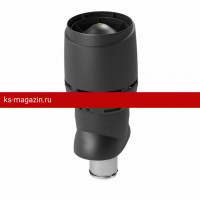 Vilpe (Вилпе) FLOW XL- 160/ИЗ/700 вент. выход с колпаком (Черный) /1 шт/