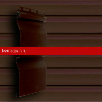 Сайдинг Grand Line (Гранд Лайн) Amerika D4 Корабельный брус Slim (Темный дуб) /панель/