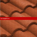Композитная черепица Metrotile (Метротайл) Romana (Коралл) /лист/