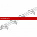 Снегозадержатель ROOFsystems PRESTIGE ZN 45*25 (овал), 1,2м Click ФАЛЬЦ Т-обр. опора RAL 6005