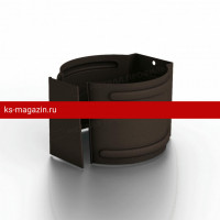 Держатель трубы (кирпич) Металл Профиль 125/100 Foramina Freeze (Dark Brown) /1 шт/