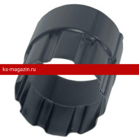 Соединитель трубы 90 мм Grand Line (Гранд Лайн) Мatt (RAL 7024) /1 шт/