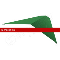 Конек Плоский 145х145х2000 Stynergy (Стинержи) (CORUNDUM50-RAL6002-0.5) /1 шт/