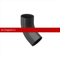 Galeco (Галеко) STAL 152/90 Колено 60 Графит RAL 7015 (RR23) /1 шт/