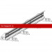 Снегозадержатель ROOFsystems PRESTIGE ZN 45*25 (овал), 3м Click ФАЛЬЦ Т-обр. опора RAL 8004