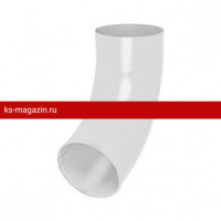 Отвод трубы Aquasystem Comfort (Аквасистем) PE 125/90 (RR 20) /1 шт/