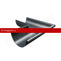 Угол желоба 90° внешний Stynergy 125/90 RAL 7024 1 шт