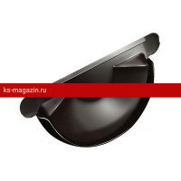 Заглушка Grand Line (Гранд Лайн) 90/125 (RAL 8017) /1 шт/