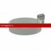 GLC PVC 152/100 Хомут трубы D100, белый RAL 9010