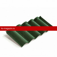 Композитная черепица Metrotile (Метротайл) Romana (Зеленый) /лист/