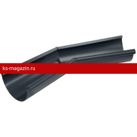 Угол желоба внутренний 135 гр 125 мм Grand Line (Гранд Лайн) Мatt (RAL 7024) /1 шт/