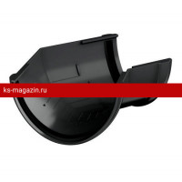 ТН 125/82 Угол желоба 90, черный