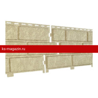 Панель фасадная UPLAST (Ю-Пласт) STONE-HOUSE Кирпич (Песочный) (с дв. замк) / панель/
