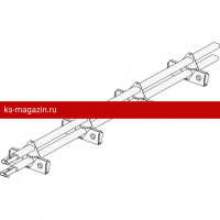 Снегозадержатель ROOFsystems PRESTIGE ZN 45*25 (овал), 3м ФАЛЬЦ (треугольн.) RAL 7024