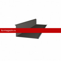 Планка примыкания нижняя 122х260х2000 Stynergy (PE-7024-0.45)