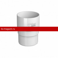 Муфта трубы VERAT (Верат) 125/82 (Белый) /1 шт/