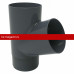 GLC PVC 152/100 Тройник трубы, RAL 7024 серый графит