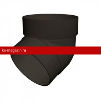 Колено трубы 67 Grand Line (Гранд Лайн) ПВХ Standart 120/87 (Коричневый) /1 шт/