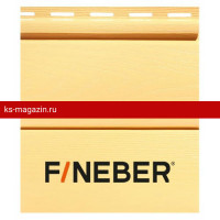 Сайдинг FineBer (Файнбер) BlockHouse Classic Color 3,66м (Янтарь) /панель/