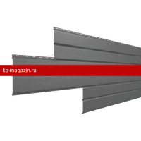 Софит МеталлПрофиль Lбрус-15х240 (VALORI-20-Grey-0.5) /1 шт/