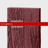 Фиброцементный сайдинг БЕТЭКО-Короед 3000x200x8 mm (RAL 3005 ) /1 шт/