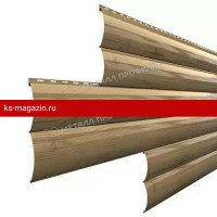 Сайдинг МеталлПрофиль Woodstock-28х330 (ECOSTEEL_MA-01-Сосна-0.5) /1 шт/