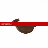 Aquasystem PUrus 150/100 Заглушка полукруглая RAL 8017