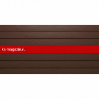 Сайдинг Aquasystem (Аквасистем) Скандинавская доска узкая PE MATT RAL 8017 /1 шт/