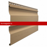 Сайдинг Docke STANDART (Дёке) Корабельный брус D4,5D (Капучино) /1 шт/