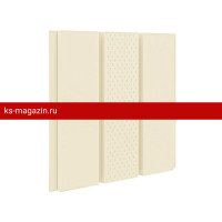 Софит с центральной перфорацией Aquasystem (Аквасистем) 303х2400мм ПЭ Matt (RAL1015) /1 шт/