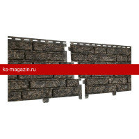 Панель фасадная UPLAST (Ю-Пласт) STONE-HOUSE Кварцит (Коричневый) (с дв. замк) / панель/