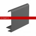 Galeco (Галеко) STAL2 125/80 Планка лицевая 2м Графит RAL 7015 (RR23) /1 шт/