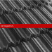 Композитная черепица Metrotile (Метротайл) MetroClassic (Сланцево-Серый) /лист/