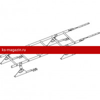 Лестница кровельная ROOFsystems PRESTIGE ZN400 1,2м Натур RAL 9005