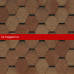 Гибкая черепица Tegola (Тегола) BUSINESS Veneto Terracotta 206 /1кв.м/