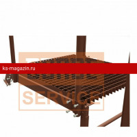 Площадка переходная BORGE 800х1200мм, оцинк., окрашенный (RAL 7015)