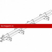 Снегозадержатель ROOFsystems PRESTIGE ZN 45*25 (овал), 3м ФАЛЬЦ (треугольн.) цинк