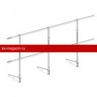 Перила к мостику кровельному ROOFsystems ELITE H-1200 3м RAL 8004