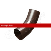 Колено трубы 60° Stynergy 125/90 RAL 8017 1 шт