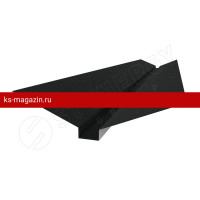 Ендова верхняя фигурная 135х30х135х2000 Stynergy (Стинержи) (CORUNDUM50Matt-9005-0.5) /1 шт/