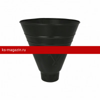 Воронка водосборная круглая Aquasystem (Аквасистем) PU MATT 150/100 (RR33) /1 шт/