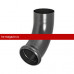 Отвод трубы декорированный Aquasystem (Аквасистем) PU MATT 125/90 (RR 23) /1 шт/