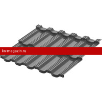 Модульная металлочерепица AquaSystem Гётеборг XXL 1205х865 мм PE Rooftop Glance Zn180 0,5мм RR23