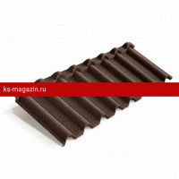 Композитная черепица Metrotile (Метротайл) Gallo (Кофе) /лист/