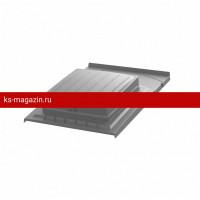 Кровельный люк UNIROOF для натуральной черепицы металлочерепицы и фальцевой кровли Vilpe (Вилпе) (Светло-серый) /1 шт/